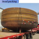 Customized 500mm 600mm 700mm 1200mm Carbon Steel Torispherical Dish Head for