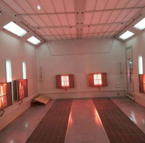 Wholesale Automatic Portable Vehicle Spray Booth Mobile With Red Infrared Heating Lamp 900rpm from china suppliers