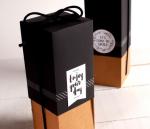 Personalised Wine Bottle Box , Custom Printing Wine Box Recycled Materials