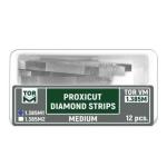 Medical Grade SS Dental Proxicut Diamond Strips 1.385C 12pcs/Do-All Proxicut
