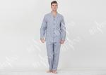 Trendy Breathable Mens Winter Sleepwear , Mens Extra Warm Pyjamas Anti Shrink