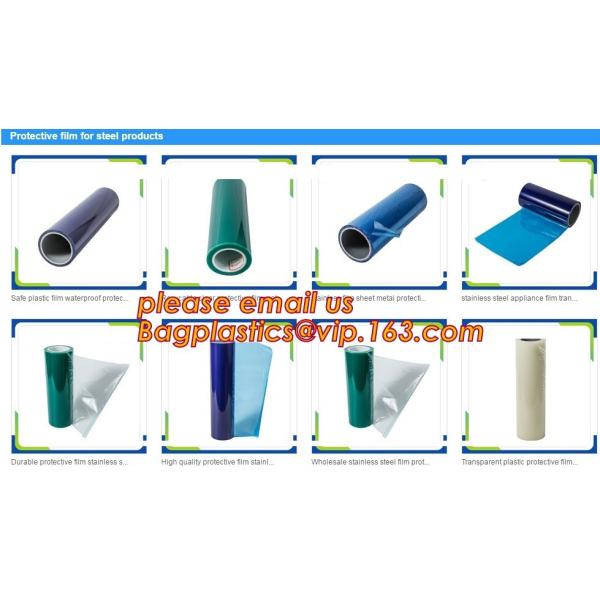Soft PE Protective Film for Stainless Steel Panel Packaging,Self Adhesive Protective Film for Plastic Profile bagplastic