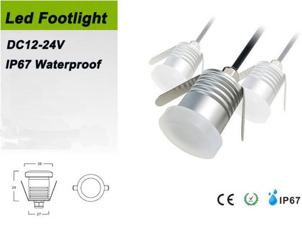 Small Led Light Moonlight Wall Corner Footlights IP67 Recessed Led Spotlight for