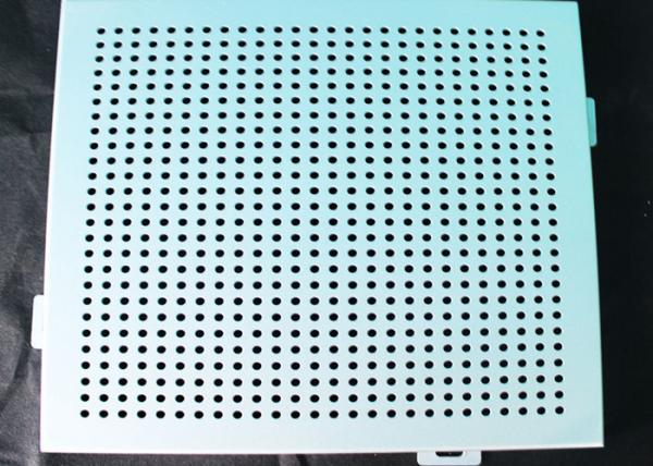 Quality Ceiling Aluminum Perforated Metal , Stamping Punched Aluminum Sheet Panelling Decoration for sale