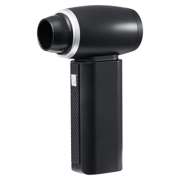 Portable Modern Design 140*86*45mm Pocket Black Handheld Violent Turbo Fan For