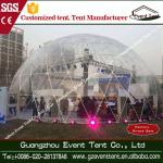 Outdoor Event / Expedition Dome Tent Canopy With Single Swing Glass Door