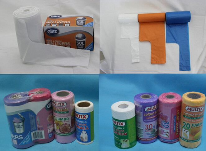 Bin Liners Custom Fit Bags for Food Waste Caddy,Recycling Trash Bags 55 Gallon, Large Blue Plastic Garbage Bags, BAGEASE
