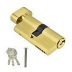 Single Side Door Lock Cylinder With Keys Brass Zinc Alloy Material Dia 60mm 70mm