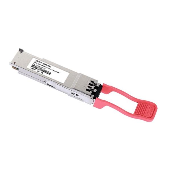 Single 3.3V Power Source 100GBase QSFP28 ER4 40KM Fiber Optic Equipment Duplex