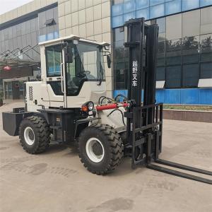 Wholesale All Rough Terrain 4 Wheel Off Road Forklift Truck 3t 3.5t 5t 4x4 4wd Lifting 3m 4m 5m from china suppliers