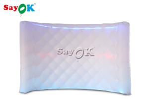Wholesale Inflatable Party Decorations Curve LED 210D Inflatable Photo Booth from china suppliers