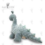 PP Cotton Cartoon Plush Toy Eco Friendly Grey Dinosaur Toy 36 X 47cm