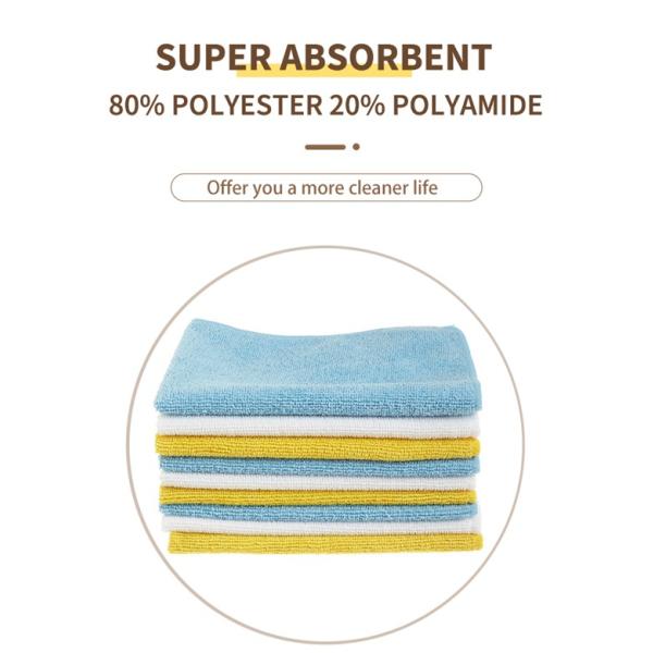 Colorfast Microsoft Fiber Cloth Polishing Microfiber Drying Cloth for car