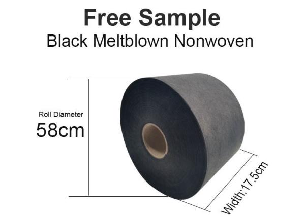 100% PP BFE99 Surgical Mask Meltblown Non Woven Fabric 25GSM 175MM Width Dyed
