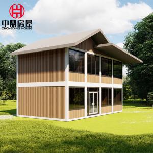 Wholesale 2 Story Luxury Villa Modular Prefabricated Home with Kitchen Bathroom and 3 Bedrooms from china suppliers