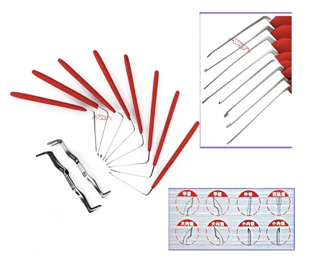 10pcs Set Non-slip Handle L Model Unlock Tool High-quality car Locksmith Tools