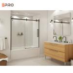 Enclosure Aluminum sliding glass barn door for Shower Room