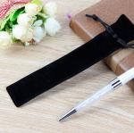 Flannel pen bag thickened flocked pen bag double-sided flannel pen bag
