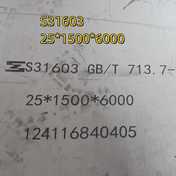 Hot Rolled S31603 316L Stainless Steel Plate NO.1 Surface With Laser Cutting25