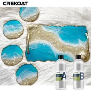 Self Degassing 1:1 Transparent Epoxy Resin For DIY Art Tabletop Coating Mold