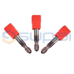 Wholesale Carbon Steel Ball Nose End Mill For High Speed Cutting 2-8 Flutes from china suppliers
