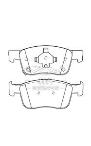 Wholesale 2014 Chevrolet Sail Gen-3,Ceramic Brake Pad,D1942,90921493,F from china suppliers
