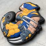 PVC Custom Embroidered Patches 4 Inch Wearproof