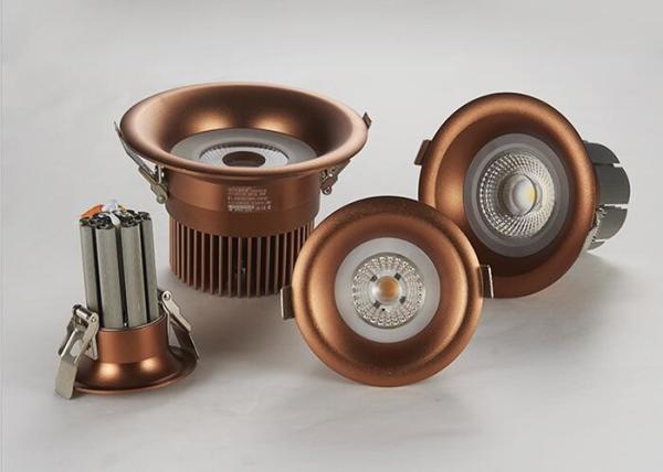 Anti Dazzle Commercial LED Ceiling Lights Long Life Span With Bronze Shell RoHS