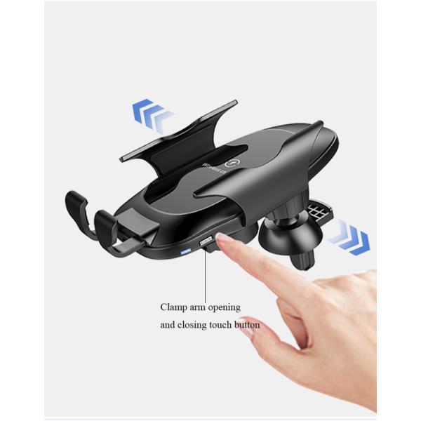 Auto Clamping Car Mount Wireless Charger For Android Mobile Phones