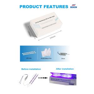 405nm Switch Button LED 5.3W UV Air Sterilizer Kit