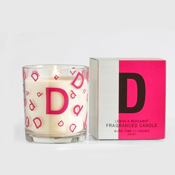 Elegant Packaging Scented Jar Candle Lovely Design Scented Soy Wax Glass Jar