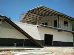 Modern Durable Q235 H Steel Structure Homes Fiber Cement Board Building Villa