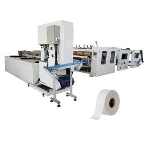 Wholesale Automatic maxi toilet paper roll big tussue roll production line for small business from china suppliers