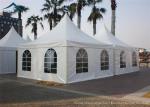 White Outdoor Party Pagoda Tents PVC Roof Canopy Wedding Tent Water Proof 6m *