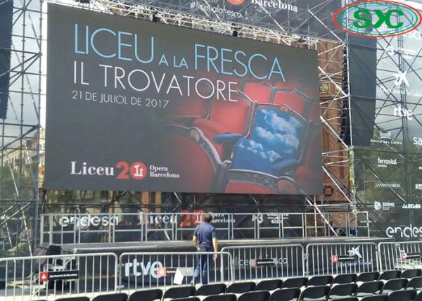 high brightness p6 outdoor stage rental led display with die casting aluminium