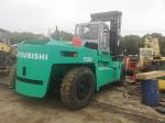 6D24 Used Mitsubishi Forklift Trucks , 30 Ton Forklift 9200 X 3300 X 4000 Mm