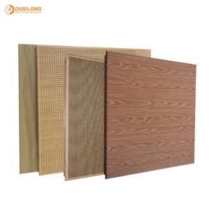 Wholesale Fireproof And Acoustic Commercial Building Wood Grain Aluminum Suspended Clip In Ceiling Panel from china suppliers