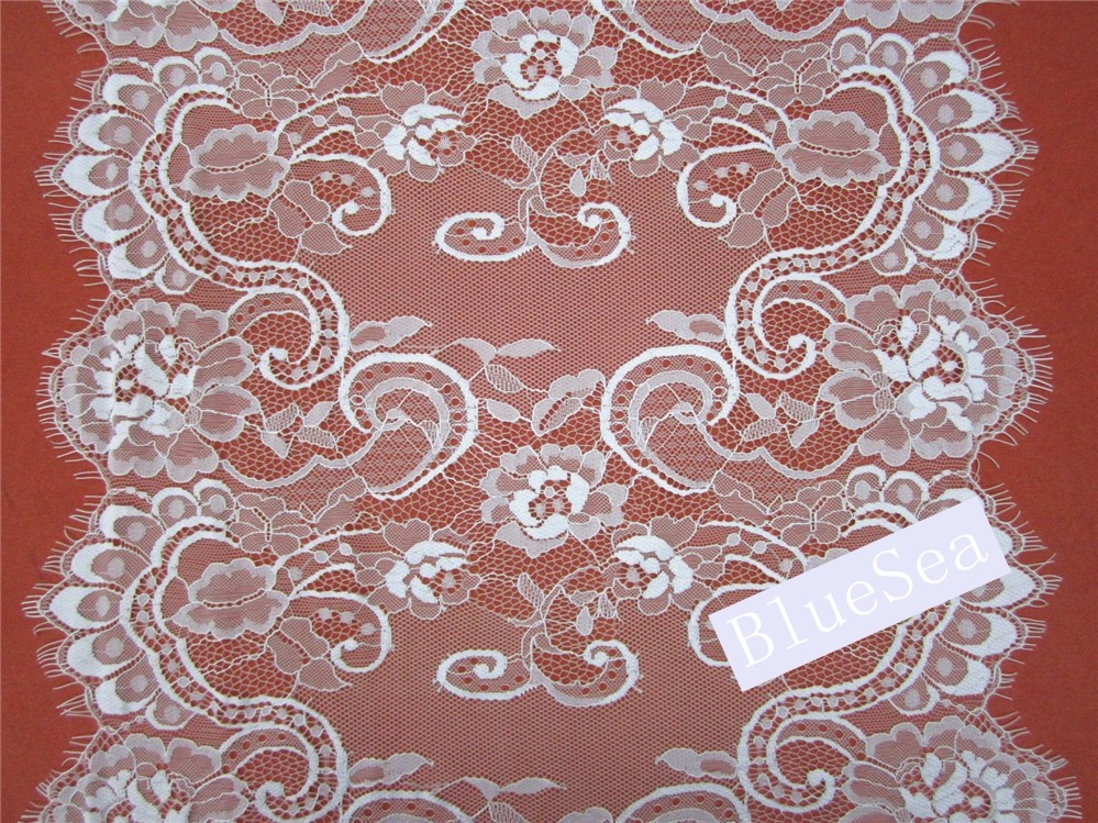 Good Quality Crochet Eyelash Lace Edge for Dress Double Side