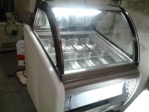 Wholesale Low Noise 10 Pans Gelato Ice Cream Display Fridge With Stainless Steel Material from china suppliers