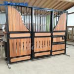Bamboo Hot Dipped Galvanized Steel Portable Horse Stalls Powder Coating