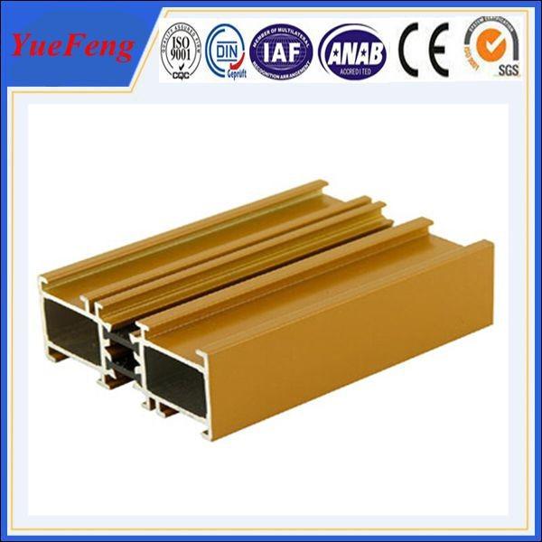 wood effect aluminium powder coatings profile supplier window frame aluminium
