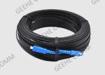 Corning Fiber G657A Single Mode OFNR Jacket Fiber Patch Leads SC To SC Simplex