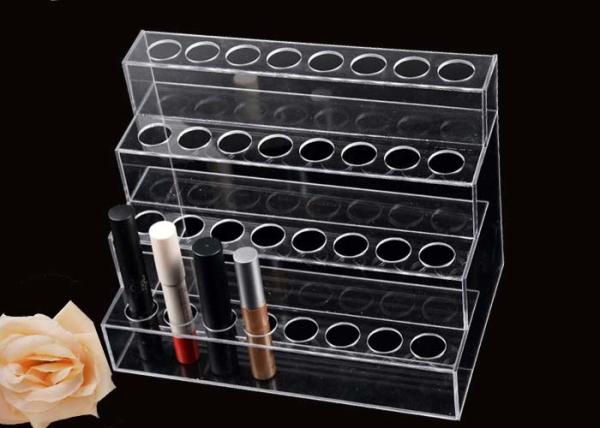 4 Floor Acrylic Display Stands Holder Plexiglass Lip Gloss Display Environment -