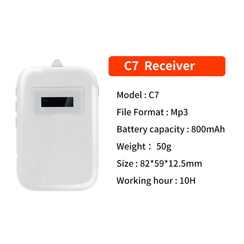 tour guide system receiver picture