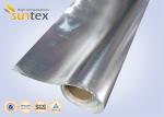 0.4mm Aluminum Foil Fabric Aluminized Fabric / Thermal Insulation Material Flame