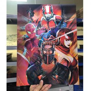 Wholesale Marvel Art Prints 3D Lenticular Poster For Living Room Boy Bedroom Gift from china suppliers