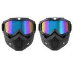 TPU Frame Motorcycle Racing Goggles Windproof For ATV Competition