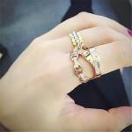 diamonds of trinity ring 18kt gold with white gold or yellow gold