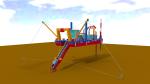 Medium Capacity 12inch 200m3/h Dredging Vessel for Dredging Equipment/River Sand