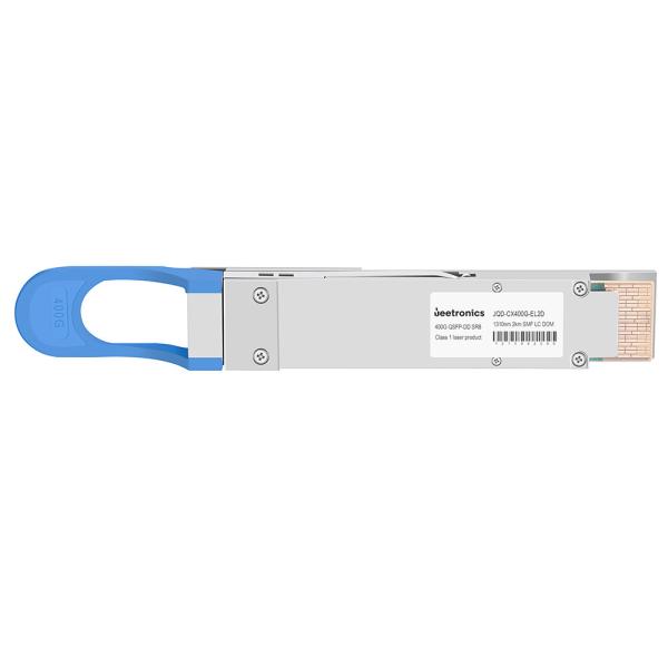 Duplex LC 400Gbps QSFP-DD Optical Transceiver 1310nm SMF 2KM JQD-CX400G-EL2D